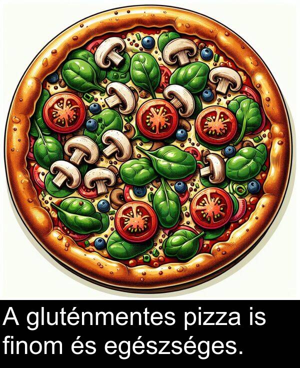 pizza: A gluténmentes pizza is finom és egészséges.