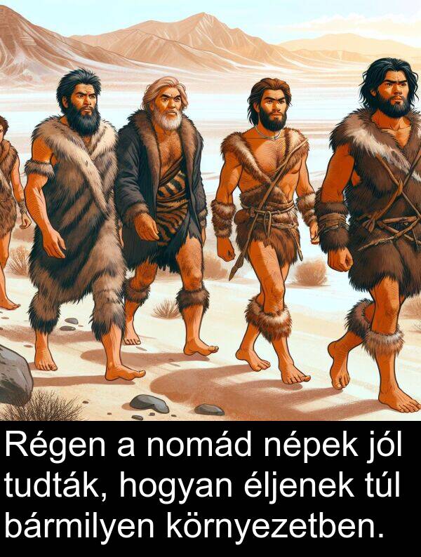 tudták: Régen a nomád népek jól tudták, hogyan éljenek túl bármilyen környezetben.