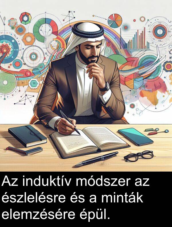 módszer: Az induktív módszer az észlelésre és a minták elemzésére épül.