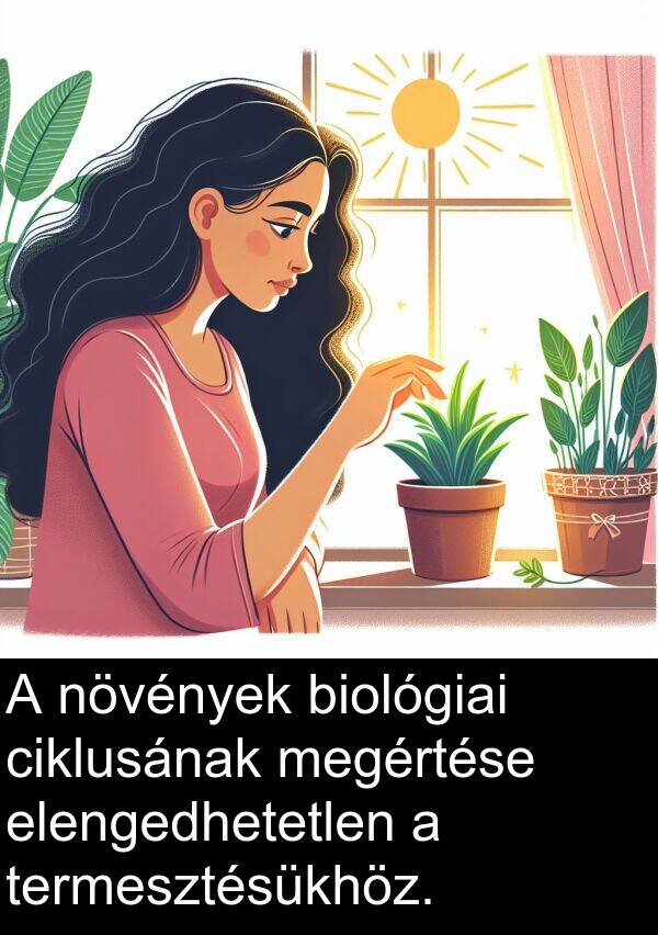 ciklusának: A növények biológiai ciklusának megértése elengedhetetlen a termesztésükhöz.