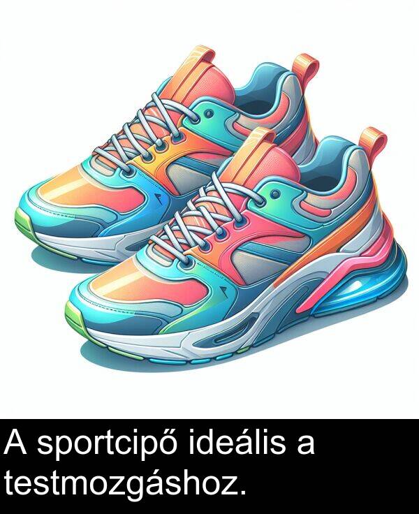 sportcipő: A sportcipő ideális a testmozgáshoz.