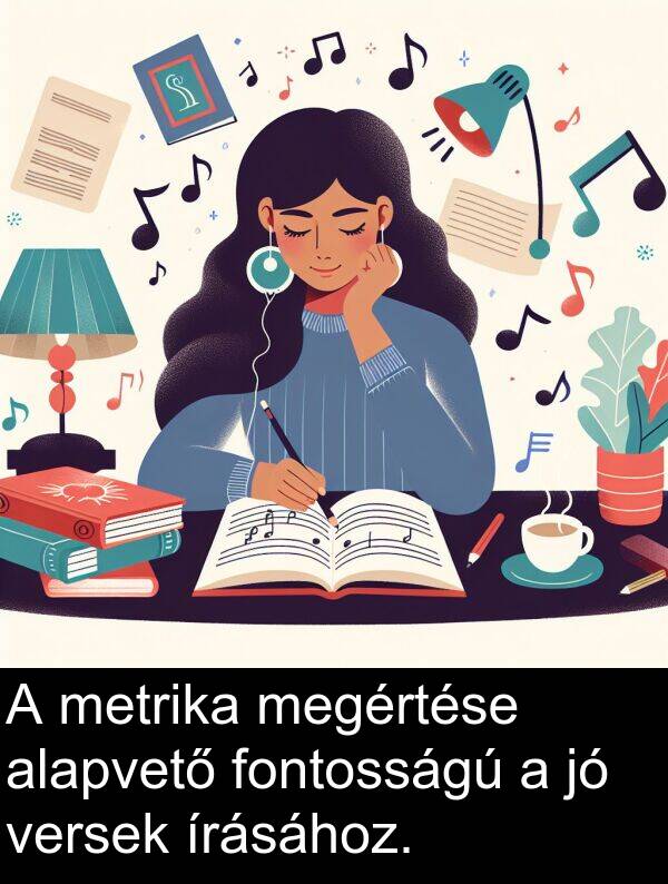 metrika: A metrika megértése alapvető fontosságú a jó versek írásához.