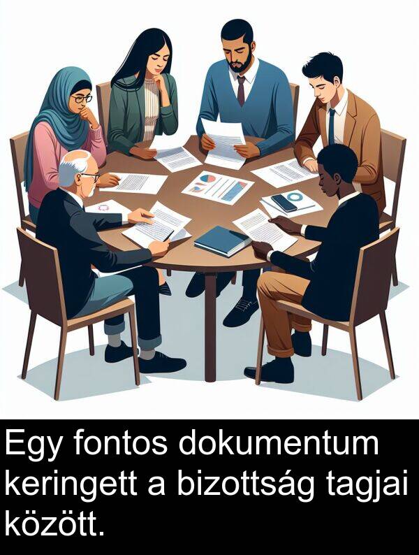 tagjai: Egy fontos dokumentum keringett a bizottság tagjai között.