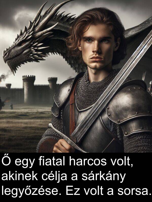 célja: Ő egy fiatal harcos volt, akinek célja a sárkány legyőzése. Ez volt a sorsa.