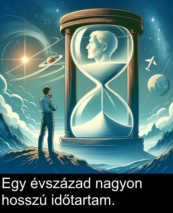 nagyon: Egy évszázad nagyon hosszú időtartam.