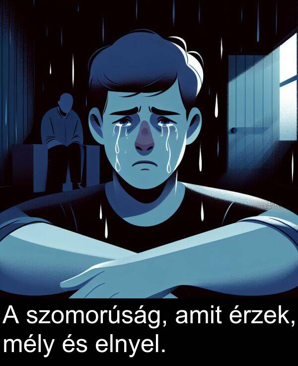 amit: A szomorúság, amit érzek, mély és elnyel.