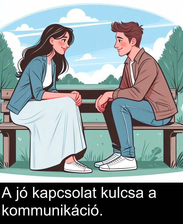 kulcsa: A jó kapcsolat kulcsa a kommunikáció.