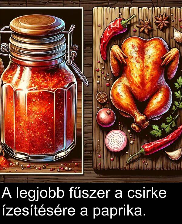 paprika: A legjobb fűszer a csirke ízesítésére a paprika.