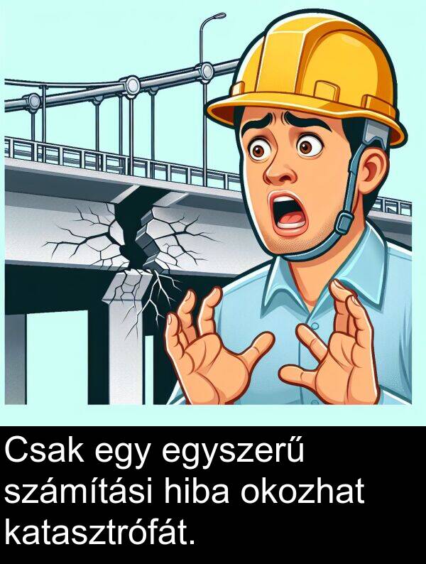 okozhat: Csak egy egyszerű számítási hiba okozhat katasztrófát.