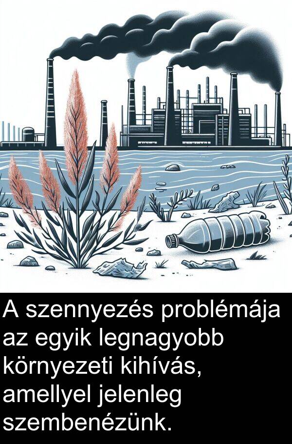 problémája: A szennyezés problémája az egyik legnagyobb környezeti kihívás, amellyel jelenleg szembenézünk.