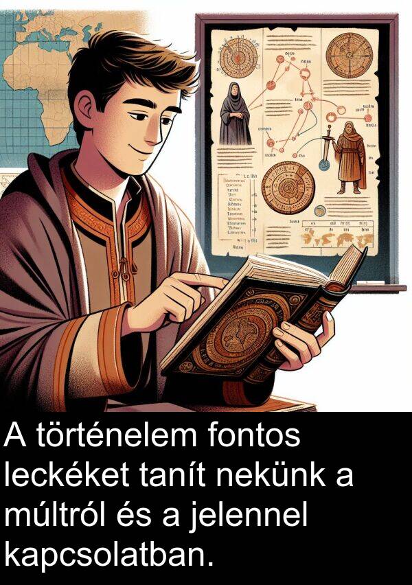 múltról: A történelem fontos leckéket tanít nekünk a múltról és a jelennel kapcsolatban.