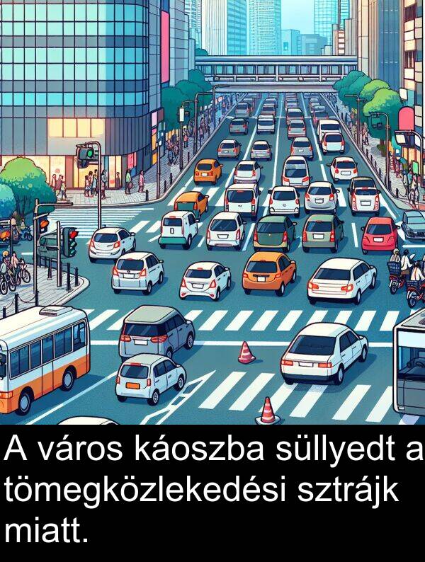 miatt: A város káoszba süllyedt a tömegközlekedési sztrájk miatt.