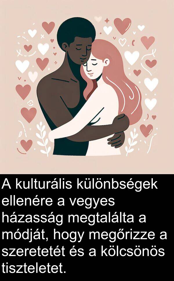 módját: A kulturális különbségek ellenére a vegyes házasság megtalálta a módját, hogy megőrizze a szeretetét és a kölcsönös tiszteletet.