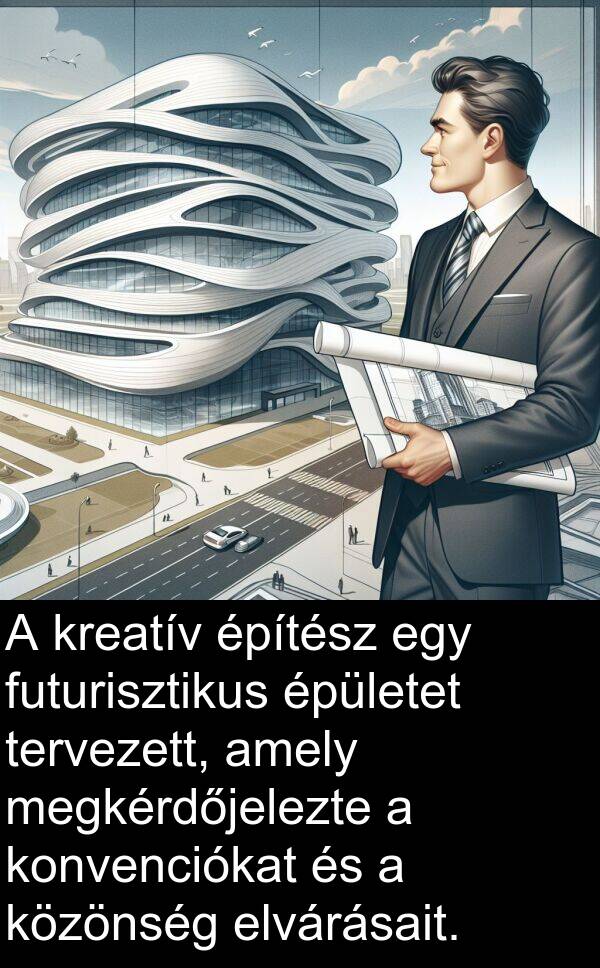 megkérdőjelezte: A kreatív építész egy futurisztikus épületet tervezett, amely megkérdőjelezte a konvenciókat és a közönség elvárásait.