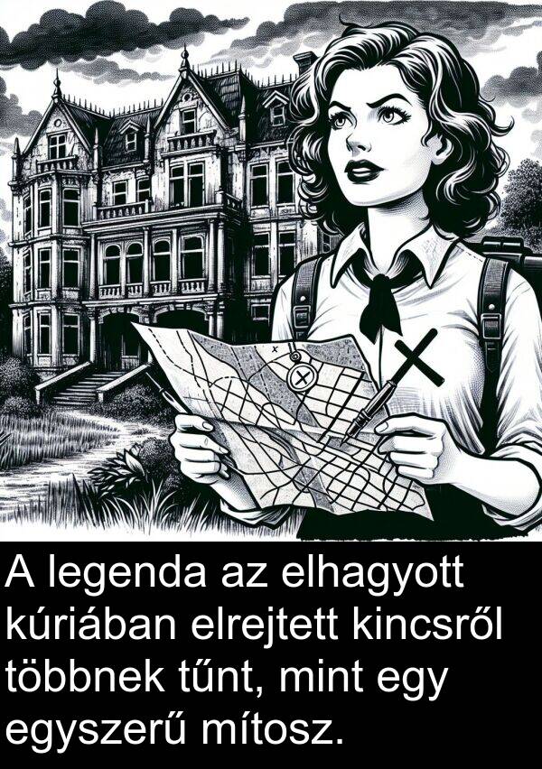 tűnt: A legenda az elhagyott kúriában elrejtett kincsről többnek tűnt, mint egy egyszerű mítosz.