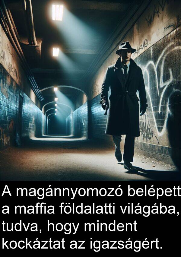maffia: A magánnyomozó belépett a maffia földalatti világába, tudva, hogy mindent kockáztat az igazságért.