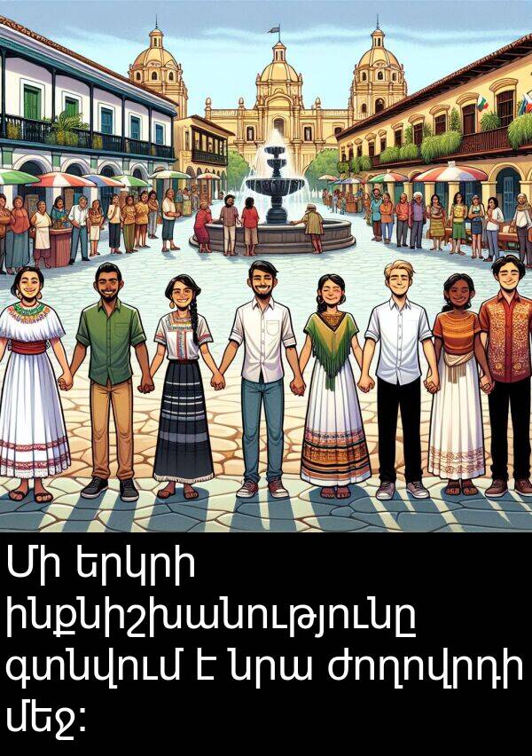 ինքնիշխանությունը: Մի երկրի ինքնիշխանությունը գտնվում է նրա ժողովրդի մեջ: