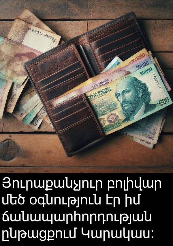 բոլիվար: Յուրաքանչյուր բոլիվար մեծ օգնություն էր իմ ճանապարհորդության ընթացքում Կարակաս:
