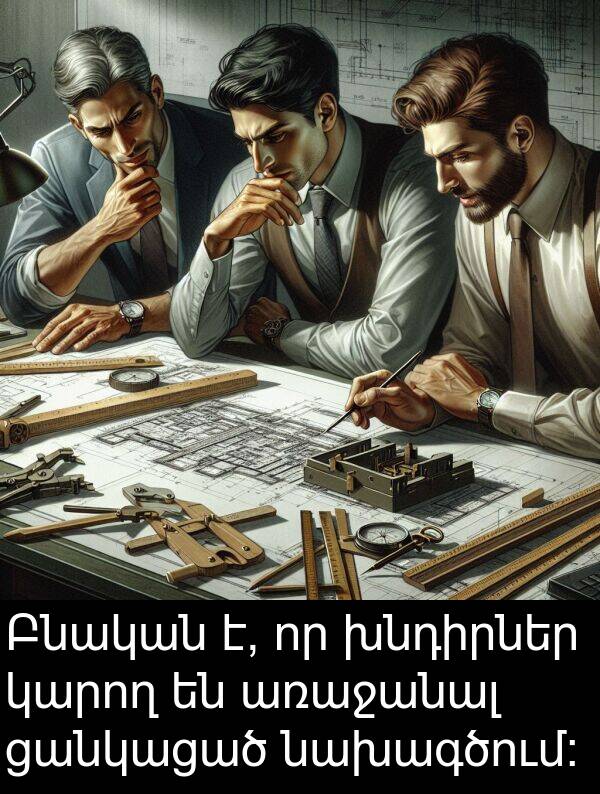 խնդիրներ: Բնական է, որ խնդիրներ կարող են առաջանալ ցանկացած նախագծում։