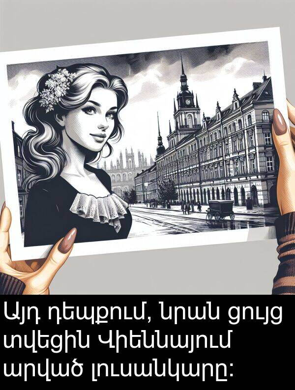 նրան: Այդ դեպքում, նրան ցույց տվեցին Վիեննայում արված լուսանկարը: