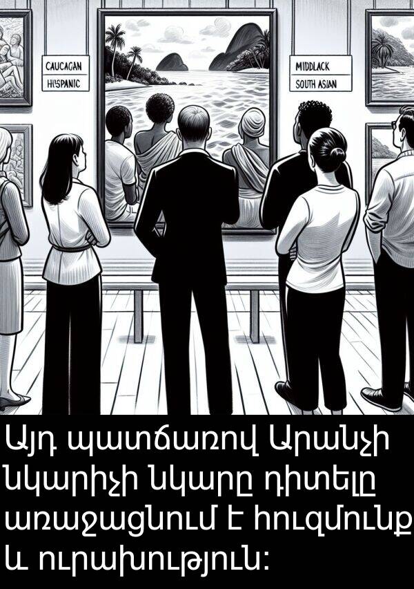 պատճառով: Այդ պատճառով Արանչի նկարիչի նկարը դիտելը առաջացնում է հուզմունք և ուրախություն: