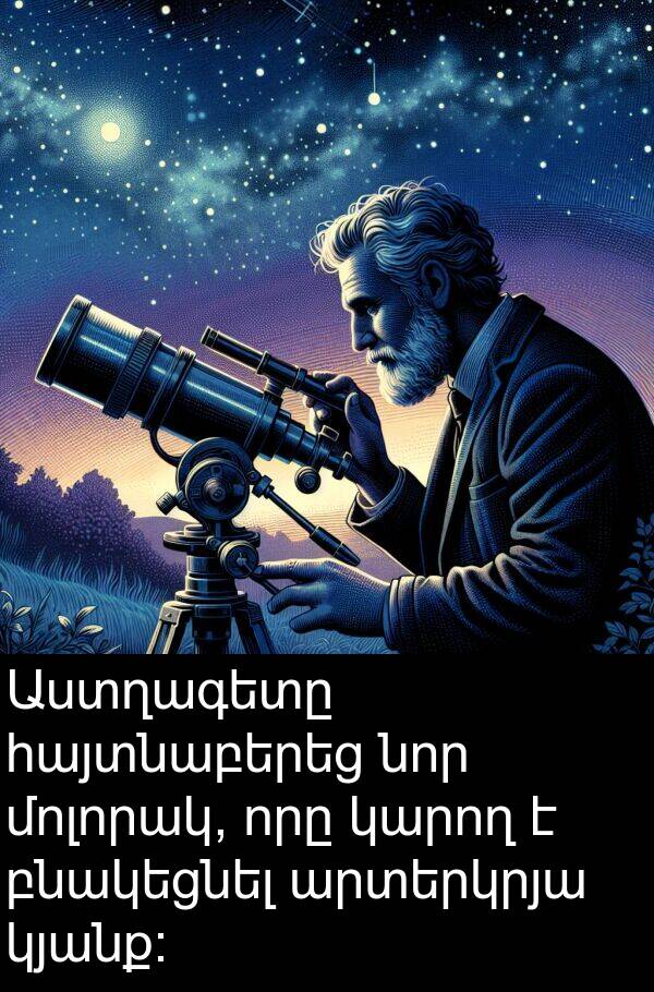 բնակեցնել: Աստղագետը հայտնաբերեց նոր մոլորակ, որը կարող է բնակեցնել արտերկրյա կյանք։