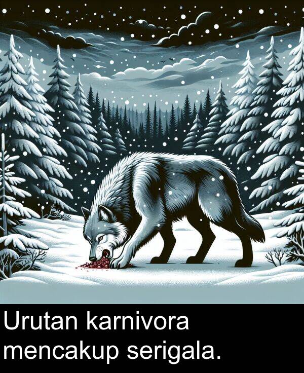 serigala: Urutan karnivora mencakup serigala.