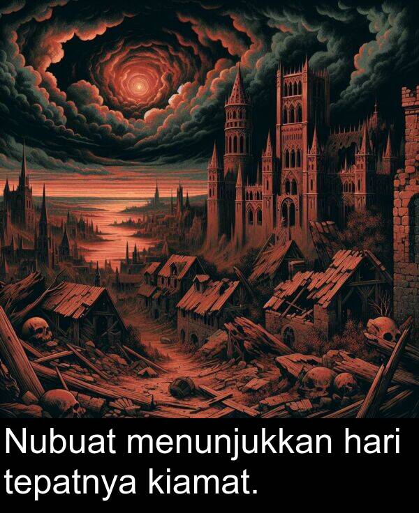tepatnya: Nubuat menunjukkan hari tepatnya kiamat.