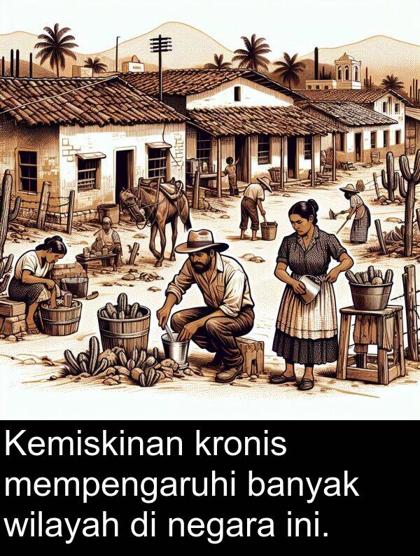 wilayah: Kemiskinan kronis mempengaruhi banyak wilayah di negara ini.