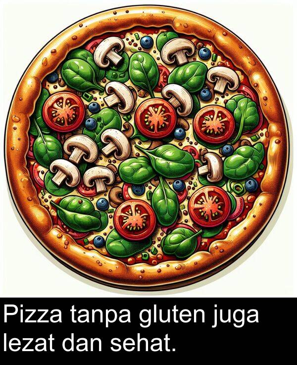 lezat: Pizza tanpa gluten juga lezat dan sehat.