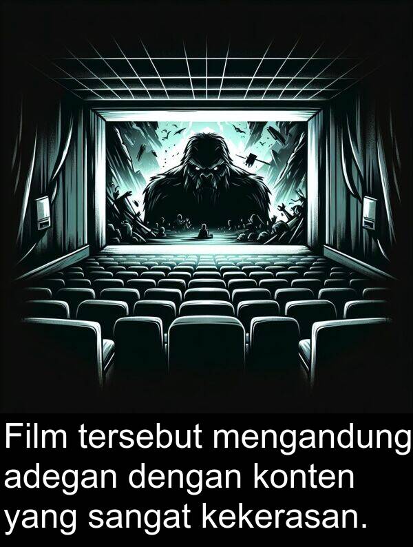 mengandung: Film tersebut mengandung adegan dengan konten yang sangat kekerasan.