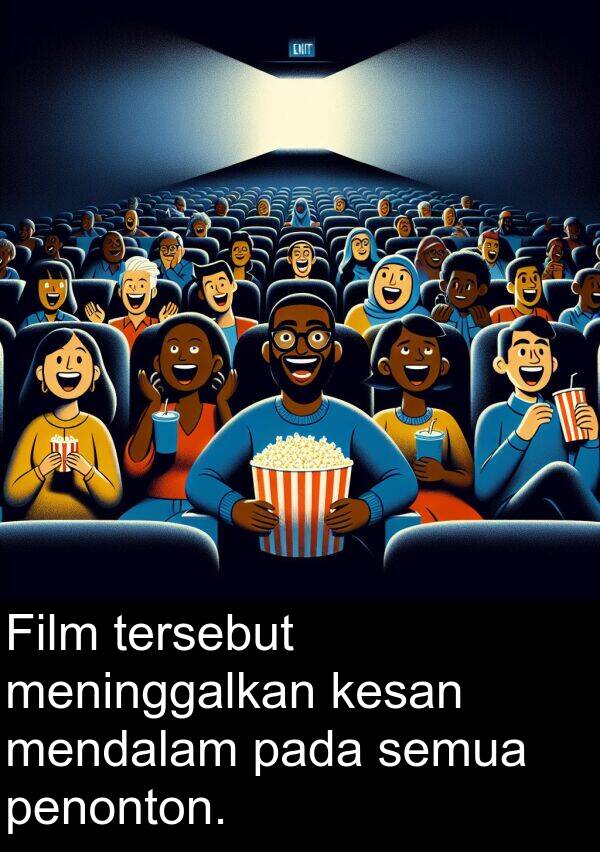 semua: Film tersebut meninggalkan kesan mendalam pada semua penonton.
