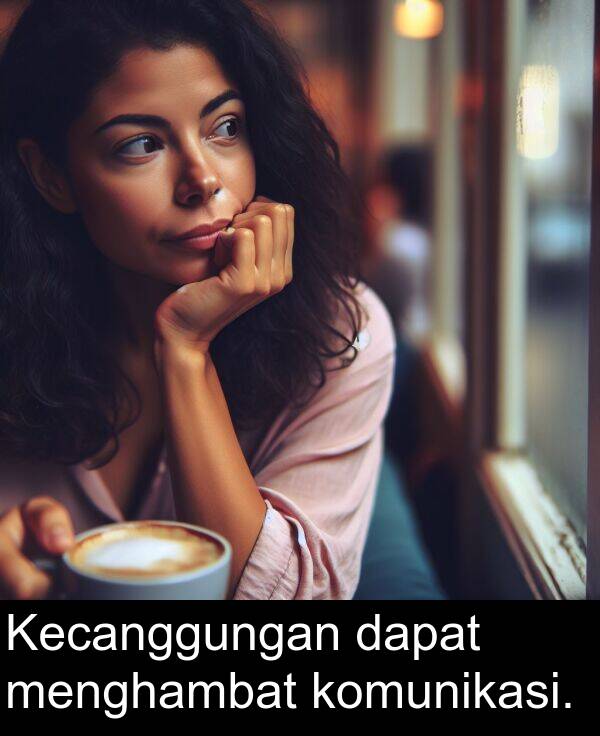 menghambat: Kecanggungan dapat menghambat komunikasi.