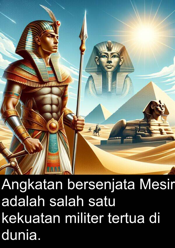 salah: Angkatan bersenjata Mesir adalah salah satu kekuatan militer tertua di dunia.