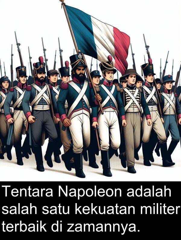 terbaik: Tentara Napoleon adalah salah satu kekuatan militer terbaik di zamannya.