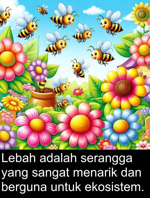 serangga: Lebah adalah serangga yang sangat menarik dan berguna untuk ekosistem.