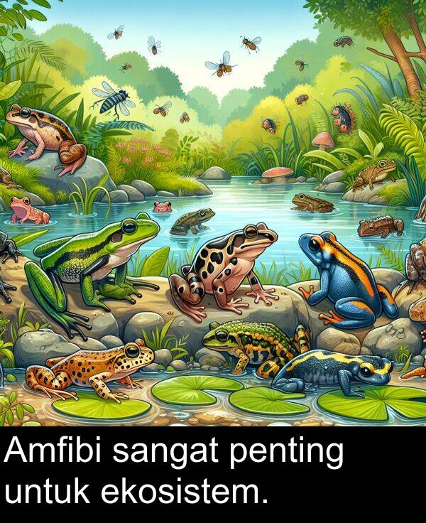 ekosistem: Amfibi sangat penting untuk ekosistem.