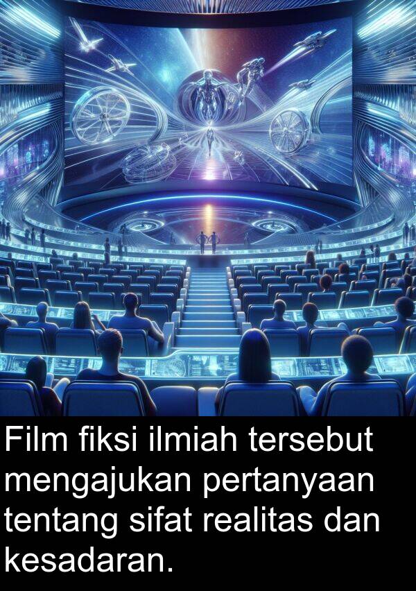 realitas: Film fiksi ilmiah tersebut mengajukan pertanyaan tentang sifat realitas dan kesadaran.