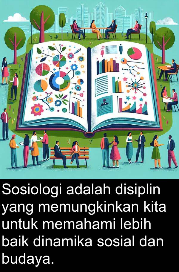 memahami: Sosiologi adalah disiplin yang memungkinkan kita untuk memahami lebih baik dinamika sosial dan budaya.