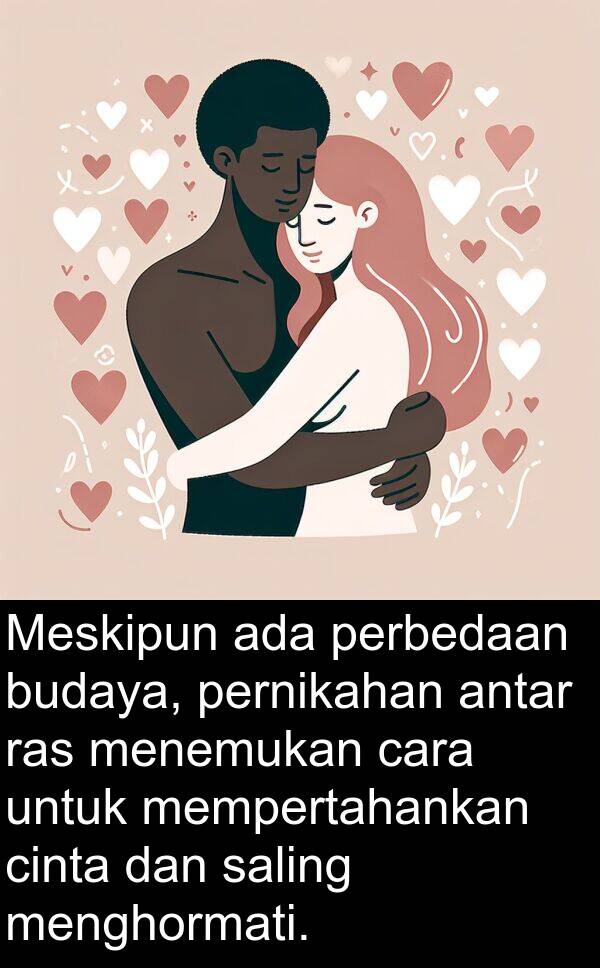 saling: Meskipun ada perbedaan budaya, pernikahan antar ras menemukan cara untuk mempertahankan cinta dan saling menghormati.