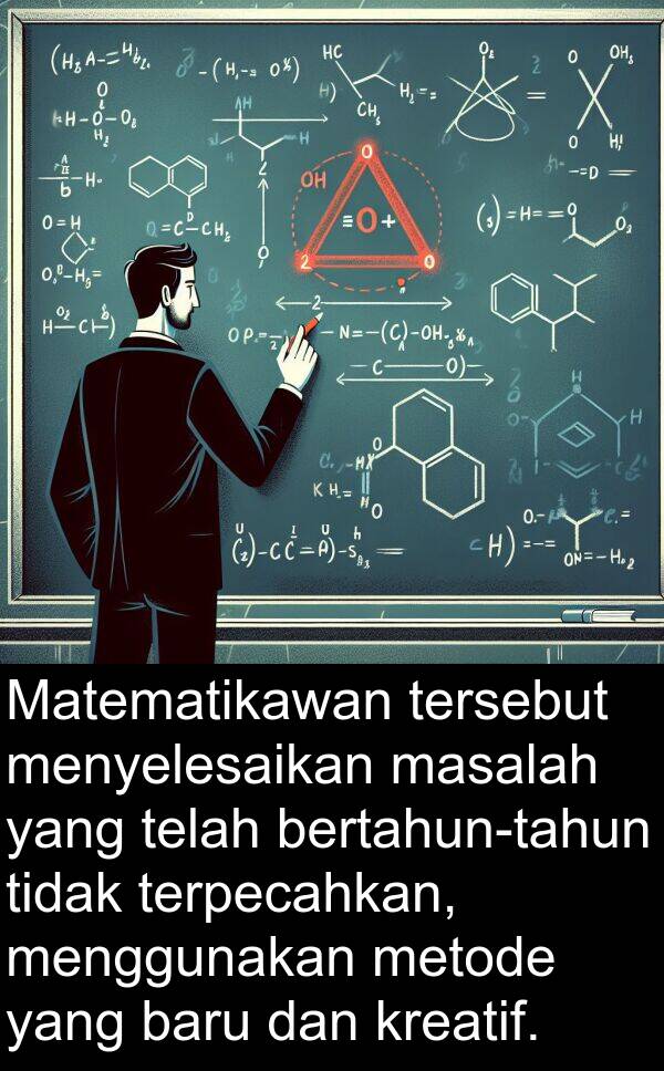 terpecahkan: Matematikawan tersebut menyelesaikan masalah yang telah bertahun-tahun tidak terpecahkan, menggunakan metode yang baru dan kreatif.