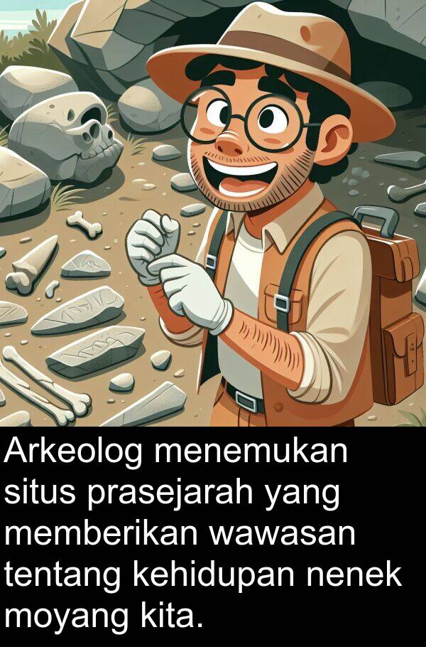 nenek: Arkeolog menemukan situs prasejarah yang memberikan wawasan tentang kehidupan nenek moyang kita.