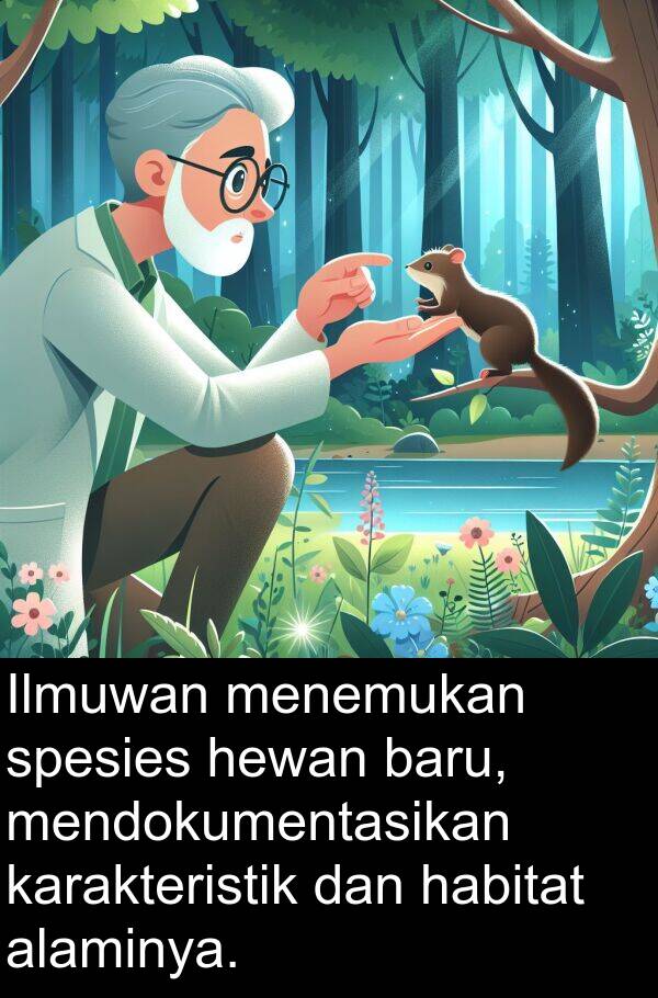 habitat: Ilmuwan menemukan spesies hewan baru, mendokumentasikan karakteristik dan habitat alaminya.