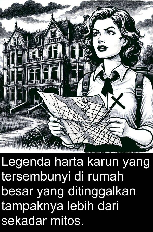 tampaknya: Legenda harta karun yang tersembunyi di rumah besar yang ditinggalkan tampaknya lebih dari sekadar mitos.