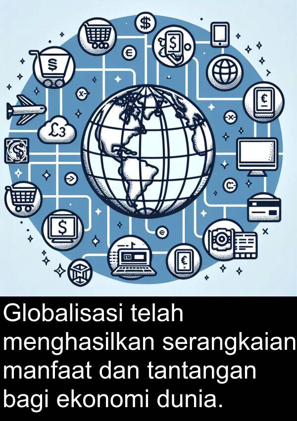 manfaat: Globalisasi telah menghasilkan serangkaian manfaat dan tantangan bagi ekonomi dunia.