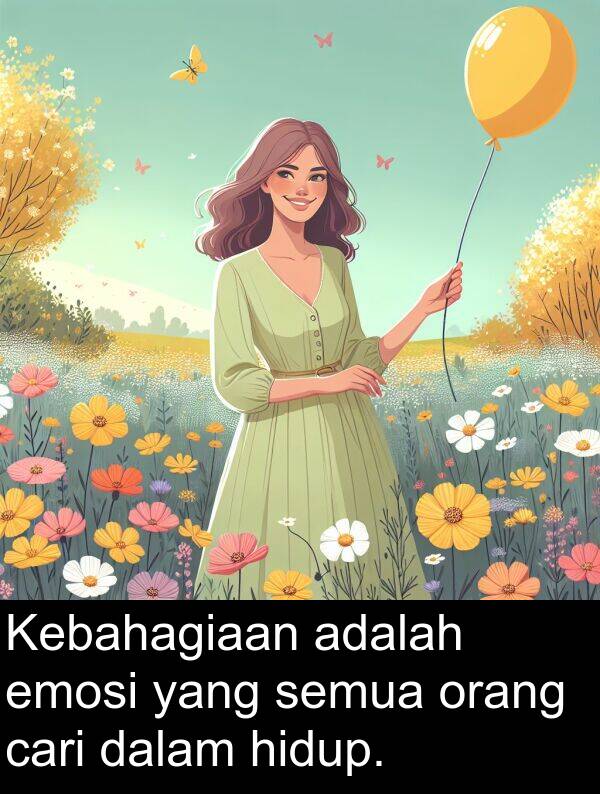 semua: Kebahagiaan adalah emosi yang semua orang cari dalam hidup.
