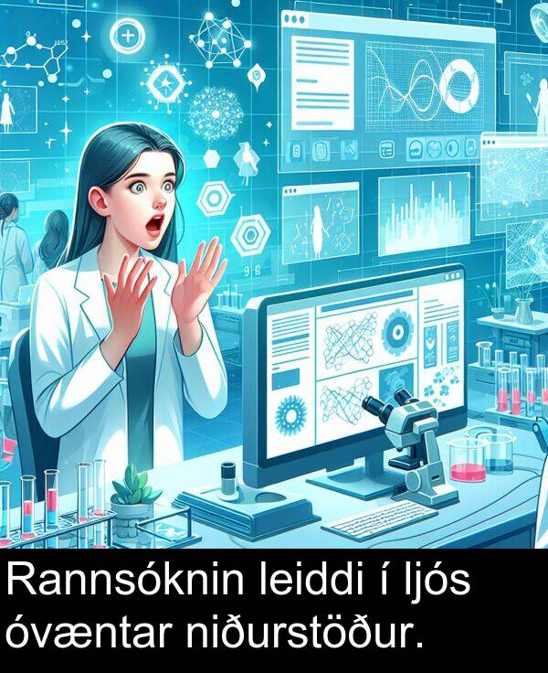 leiddi: Rannsóknin leiddi í ljós óvæntar niðurstöður.