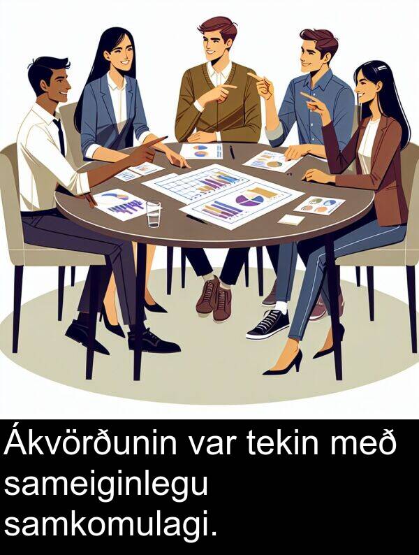 tekin: Ákvörðunin var tekin með sameiginlegu samkomulagi.