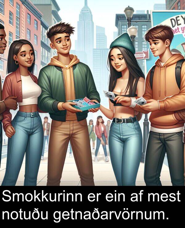 mest: Smokkurinn er ein af mest notuðu getnaðarvörnum.