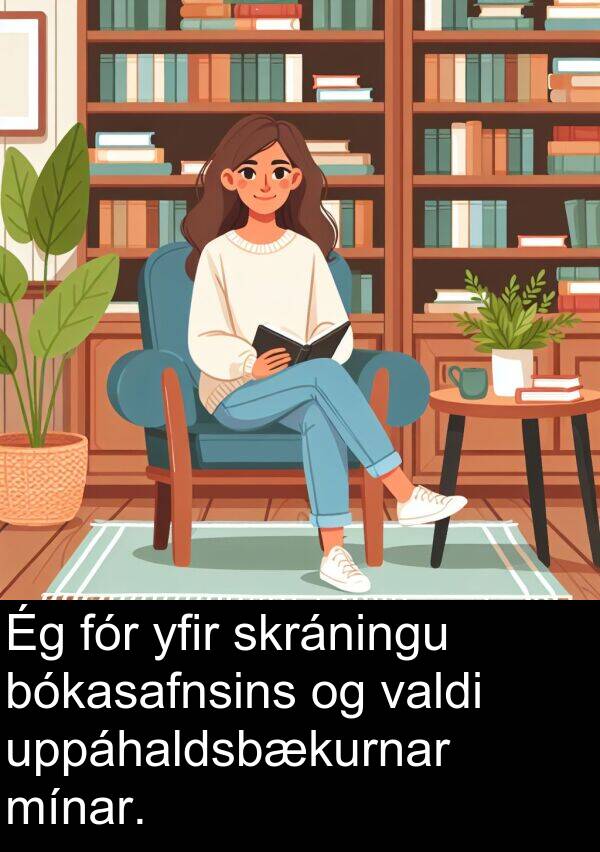 uppáhaldsbækurnar: Ég fór yfir skráningu bókasafnsins og valdi uppáhaldsbækurnar mínar.